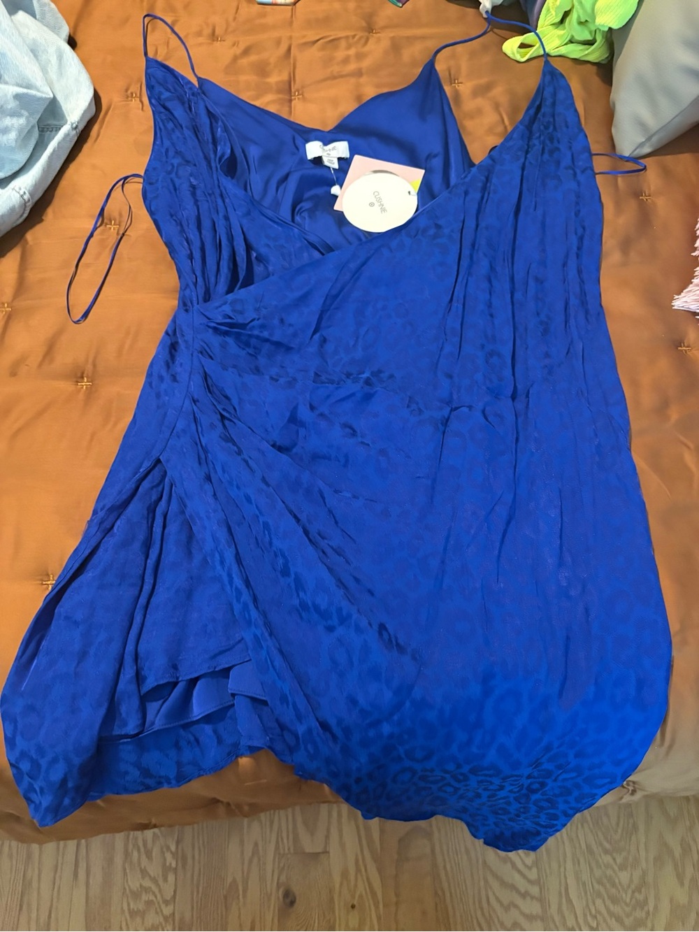 Women's Royal Blue Slip Camisole Dress